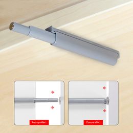 Plastic Metal Push To Open System Damper Buffer For Cabinet Door Cupboard Catch With Magnet For Home Kitchen Furniture Hardware