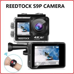 Camera WiFi Action Camera 4K 30FPS Dual Screen 170° Wide Angle 4 x Zoom 30m Waterproof Sport Camera with Remote Control