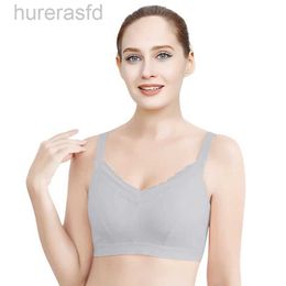 Bras 6052 Silicone Breast Forms Fake Breasts Mastectomy Bra with Pockets for Artificial Breast Prosthesis Woman Without Steel Ring 240410