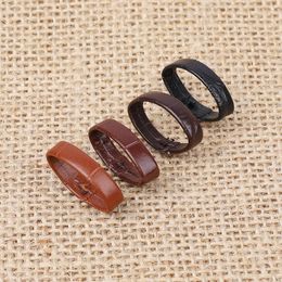 10pcs Genuine Leather Watchband Keeper Ring Hoop Loop Black Brown Coffee Watch Strap Holder Retainer Replacement