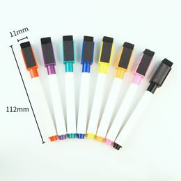 YIBAI-Magnetic Whiteboard Pen,Drawing and Recording, Erasable, Dry White Board Markers, Office and School Supplies, 8Pcs