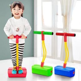 Kids Sports Games Toys Foam Rubber Stick Jumper Indoor Outdoor Fun Fitness Equipment Improve Bounce Sensation Boy Girl Gift 240409