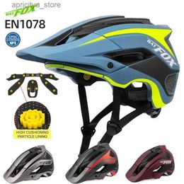 Cycling Helmets BAT MTB Mountain Bicyc Helmet Downhill Off-Road Bike Cycling Helmet All-terrain Trail XC Helmet Man Women Casco Ciclismo L48