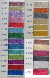 oneroom 1pcs E898 E310 E415 silver Antique Effects metallic thread for cross stitch same Colour as DMC floss embroidery