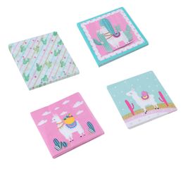 Animal llama Alpaca Paper Napkins Birthday Party Decorations Kids Facial Napkin Desert Cactus Llama Summer Hawaiian Party