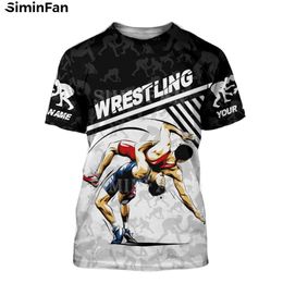 WRESTLING BLACK WHITE 3D Printed Mens T-Shirts Summer Tee Male Casual Short Sleeve Shirt Unisex Harajuku Top Women Streetwear T1