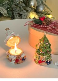 Ceramic Christmas Tree Aromatherapy Candle Rabbit Handmade Low Temperature Aroma Candle Cute Girl Birthday Gift