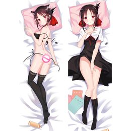 Anime a Fujiwara Chika Dakimakura Hugging Full Body Pillow Cover Case 3D pillowcases