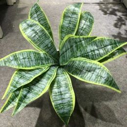 43CM13 Leaf Artificial Tropical Plants Bunch Green Magnolia Leaf DIY Plants Wall Material For Wedding Garden Living Room Decor