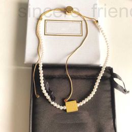 Strands Designer Miss Miao 24 Primavera Pearl Long Necklace MIU MIU Regolabile Internet Celebrity Fragrant Wind Fru9 Fru9