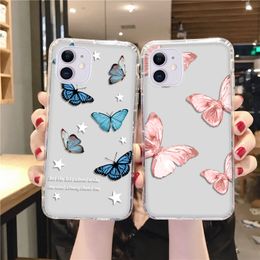 For Poco X5 Pro For Redmi Note 11 Pro Case For Xiaomi 13 Pro Case Redmi Note 10 9 8 Pro 9C Mi 11 12 Lite 11T Pro Butterfly Cover