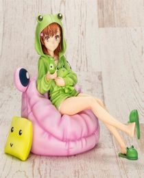 14cm Mikoto Misaka Anime Figure Toaru Kagaku no Railgun T Action Gekota Covered Ver Figurine Model Toys 2202112033935