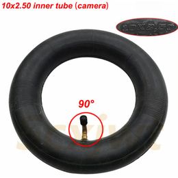 10inch Inner Tube 10x2 10x2.125 10x2.50 with 0/45/90 Degree Rubber Tyre for Balancing Car Electric Scooter Stroller 9x2.50camera