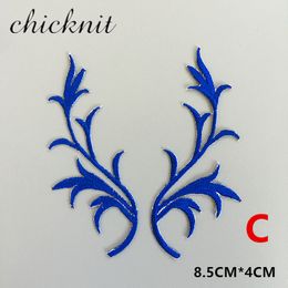 CHICKNIT 5 pairs national clothing accessories DIY Embroidery Patch Ironing Clothing Supplies CA56