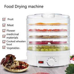Dehydrators Fruit Dryer Vegetables Herb Meat Drying Machine Household Food Dehydrator Pet Meat Dehydrated Snacks Air Dryer With 5 Trays 220V