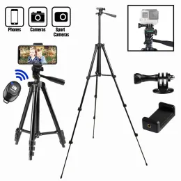 Tripods Mobile Phone Tripod For Camera Spot Shot For Gopro Hero 10 Flexible Mobile Support Photos Selfie Photography Aluminium Holder