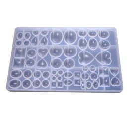 UV Epoxy Pendant Mould DIY Handmade Jewellery Craft Making Mould Accessories DIY Craft Silicone Transparent Mould