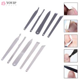 Professional Pedicure Tool Nail Knife Set Toenail Heels Callus Cuticle Remover Foot Care Tool Podiatry Ingrown Nail Cutter 5PCS