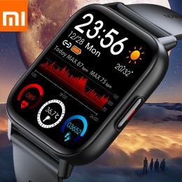 Watches Xiaomi New 1.69 Inch Smart Watch Men Body Temperature Full Touch Smartwatch Women Accurate Oxygen Monitor Clock 2023 PK P8