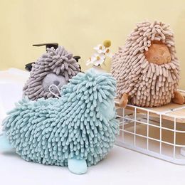 Towel Chenille Hand Towels Kitchen Bathroom Ball With Hanging Loops Quick Dry Soft Absorbent Wipe Hands For