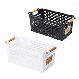 Hooks 2 Pieces Kitchen Storage Basket Plastic Multi-Functional Vegetables Fruit Racks With Cover For Organisers