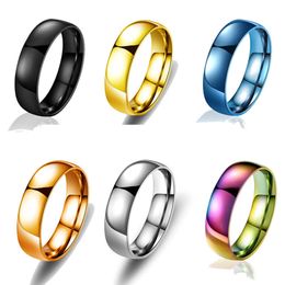 Ring Mens Fashion Brand Cool Personality Index Finger Aperture Plain Single