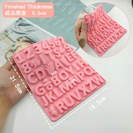 New Sugarcraft Alphabet Figure Number Silicone Mold Baby Theme Fondant Chocolate Mould Cake Decorating Baking Kitchen Tools