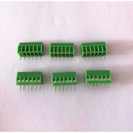 50pcs Screw type PCB terminal block XK128-3.81MM pitch3.81mm terminal block green minimum 2p 3p 4p-10pin