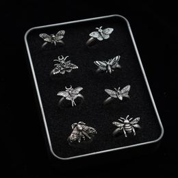 Adjustable Death Head Moth Ring - Gothic Alternative Jewellery - Dark Jewellery 240322
