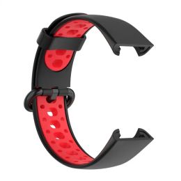 1 PC Silicone Two-color Strap For Redmi Watch2/Xiaomi Redmi Watch 2 Lite Sports Breathable Watchband 10 Optional Colours