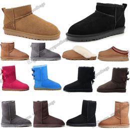 Australia Boots Tasmans Tazz Sliper Designer Designer Snow Autunno inverno caldo Fullo Fuffy Furry Mezza caviglia Mini GS 585401 Ultr1916