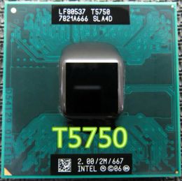 Processor intel CPU laptop Core 2 Duo T5750 t5750 cpu 2M Cache/2.0GHz/667/DualCore Socket 479Laptop processor for GM45/PM45