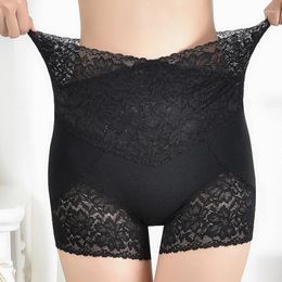 Women's Panties M-XL 4Styles Lace Body Shaper High Waist Lift Buttock Safety Pants Comfortable Breathable Women Daily Outdoor Briefs Shorts