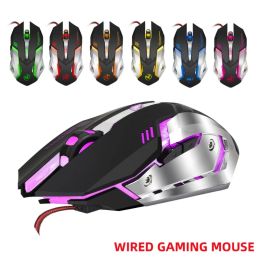 Mice USB Wire Gaming Mouse, Enhanced Gaming Experience, 6 Buttons Optical Engine