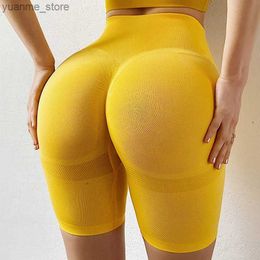 Yoga Outfits Cloud Hide High Waist Yoga Shorts Sexy Butt Fitness Short Gym Scrunch Women Workout Tight Sport Quick Dry Leggings Tummy Control Y240410