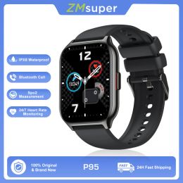 Watches ZMsuper P95 Bluetooth Call Smartwatch 2.01"Screen Multi Sports mode For Men Women Sports Health Monitoring IPX8 Waterproof Watch