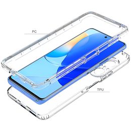 Full Body Clear Case For Huawei Nova 9 SE Cases Honour X7 X8 Shockproof Bumper TPU Back Cover Phone Cases Nova 9se Funda