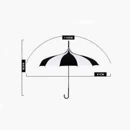 Hot Sale Brand Rain Umbrella Men Quality 16K Strong Windproof Tower Pagoda Rain Umbrella Long Handle Umbrella Women's Parapluie