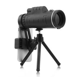 Lens 40x60 Optical Zoom Monocular Telescope Telephoto Phone Lens For Huawei Xiaomi Samsung All Phone With Phone Holder and Tripod