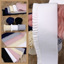 56mm Colordul Auricular Lace Elastic Band Flannel Waist High Elastic Rubber Waistband DIY Handmade Sewing Clothing Accessories