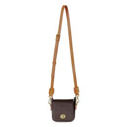 Vintage Small Shoulder Bag Unisex Simple Messenger Bag Man Pu Crossbody Bag 2021 New Style Retro Brown Mini Phone Bag