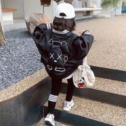 Girls Baby's Kids Coat Jacket Outwear 2022 Black Red Spring Autumn Overcoat Top Outdoor School Party Teenagers High Quality Chil