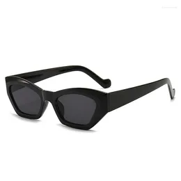 Sunglasses 2024 Polygonal Jelly Green Transparent For Women's Vanguard Trend Black Frame Glasses Men's