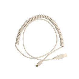 Keyboards Mechanical Keyboard Cable Coiled Type C to USB Aviator Stretches up to 2.5m Black White Grey Gold Plate Port GK61 AKKO Anne Pro2