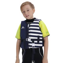 Neoprene Life Jacket for Children, Professional Buoyancy Vest, Swimming and Surfing, Rafting Auxiliary Life Jacket