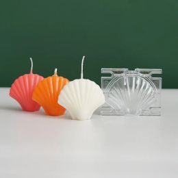 3D Shell Scallop Candle Plastic Mould DIY Handmade Pearl Shell Scented Candle Making Supplies Acrylic Mould Kit Home Decor