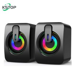 Speakers KSTOP Computer Sound Box HIFI PC Speaker Stereo USB Speakers Desktop Computer Player Audio for PC Laptop