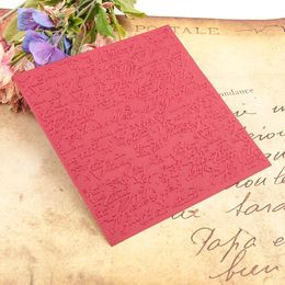 1 Pcs DIY Scrapbooking Concave-convex Embossing Folders Plastic Template Making Paper Card Photo Album Decor Supplies