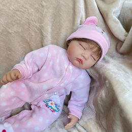 55cm Newborn Baby Rebirth Doll Baby Doll 22 Inch Realistic Real Babe Doll Kids Birthday Gift Reborn Bebe Doll