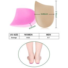 Tcare X/O Legs Orthopaedic Shoes Insoles Silicone Gel Arch Support Pad for Women Flat Foot Orthotic Inserts Pain Relief High Heel